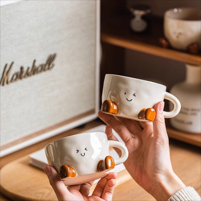 Adorable Ceramic Mug for Tea or Coffee