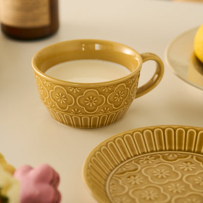 Vintage Ceramic Mug and Saucer for Afternoon Tea