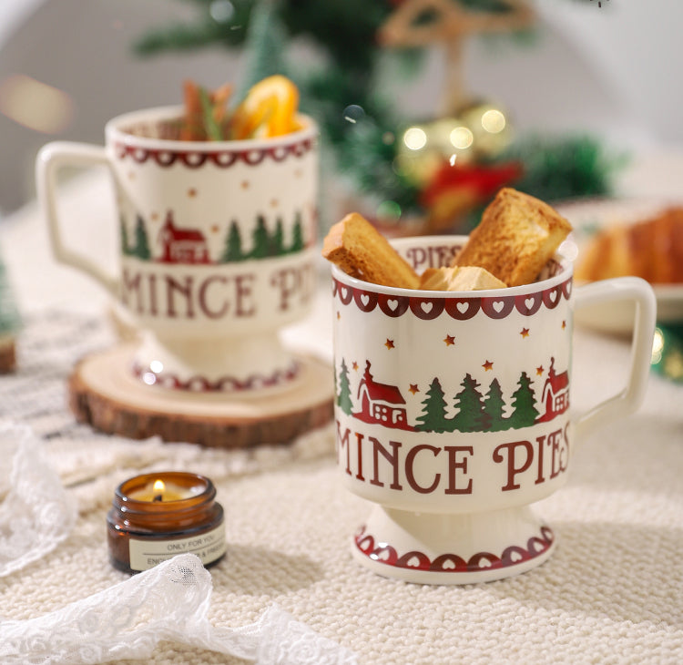 Christmas Series Ceramic Coffee Mug for Breakfast