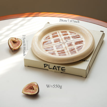 Cute Underglazed Ceramic Cup Bowl Plate