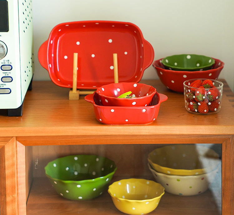 Ceramic Bowl for Salad Fruit Breakfast - PeauleyHome