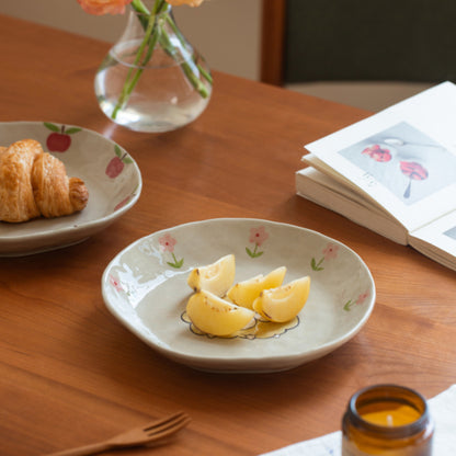 Cute Animal-themed Ceramic Underglazed Breakfast Plates