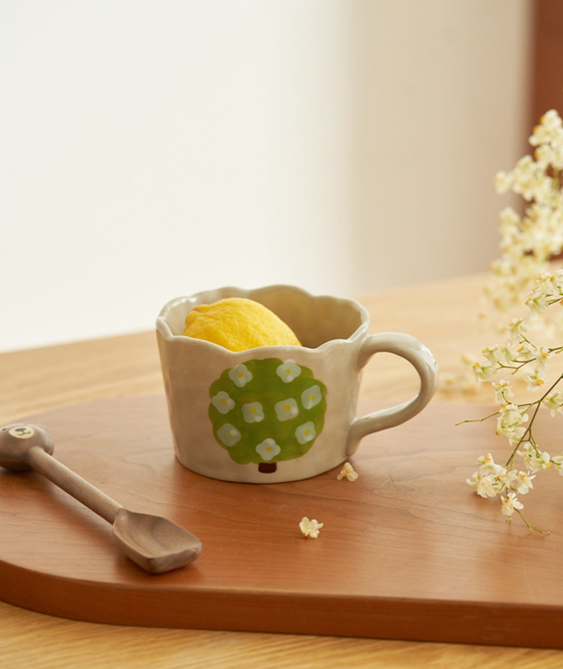 Ceramic Fruit Mug for Afternoon Tea Coffee - PeauleyHome