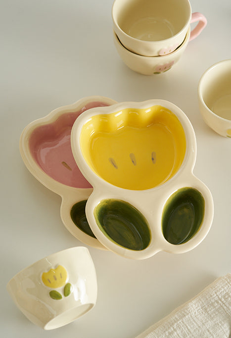 Adorable Ceramic Rice Bowls Tablewares Set - PeauleyHome