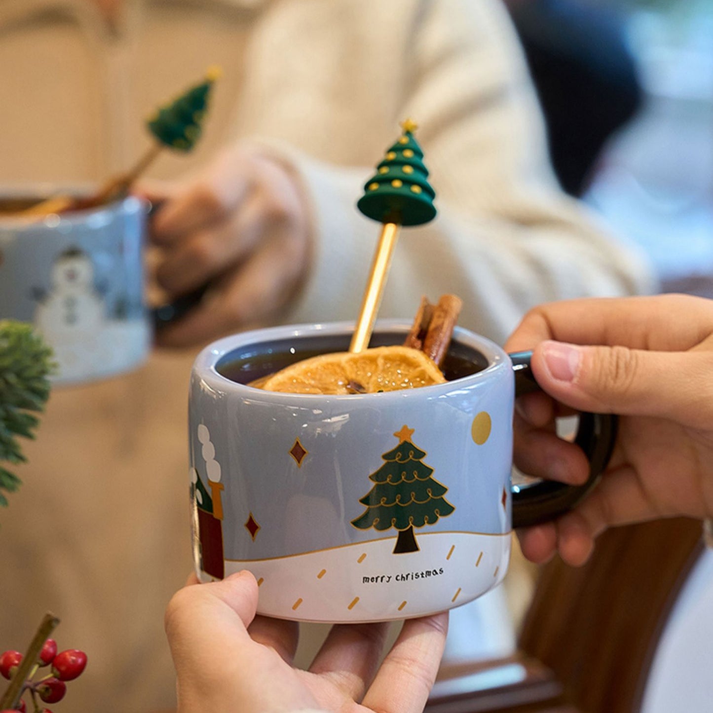 Original Christmas Gift Snowman Ceramic Mug