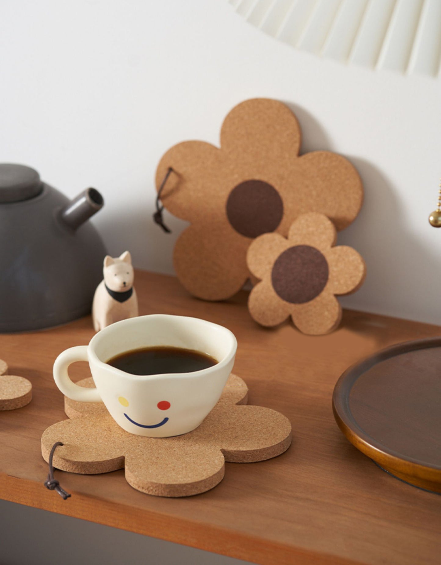 New Arrival Wood Cup Pad Mat - PeauleyHome