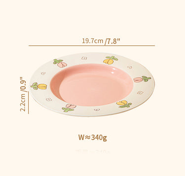 New Arrival Cute Floral Ceramic Bowls Plates - PeauleyHome