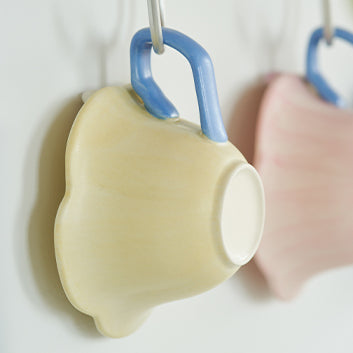 Delicate Pink Ceramic Cup Set