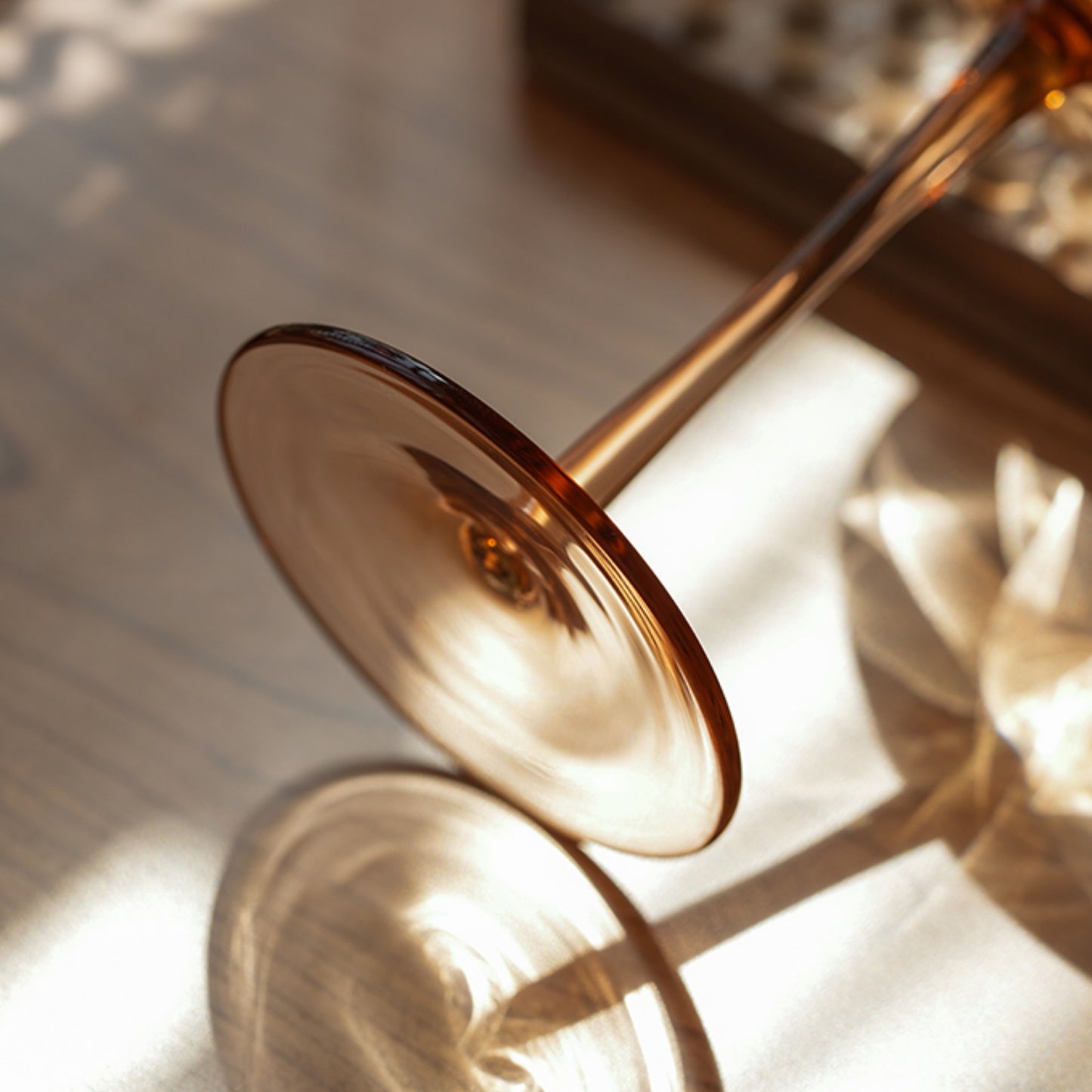 Classy Cocktail Glass Goblet with Golden Rim