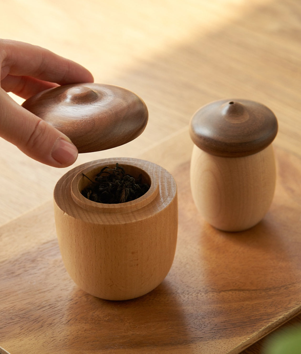 Original Walnut Toothpick Holder - PeauleyHome