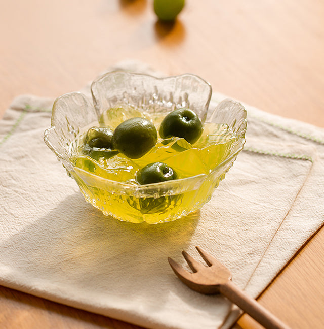 Original Embossed Glass Bowls for Salad Fruits - PeauleyHome