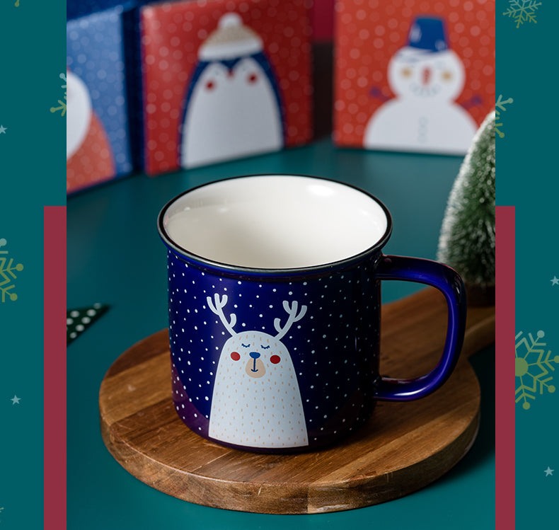 Christmas Series Ceramic Mug New Year Gifts