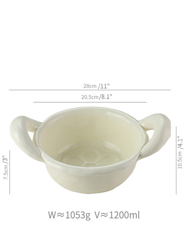 Lovely Delicate Ceramic Rice Bowls Plates Spoons