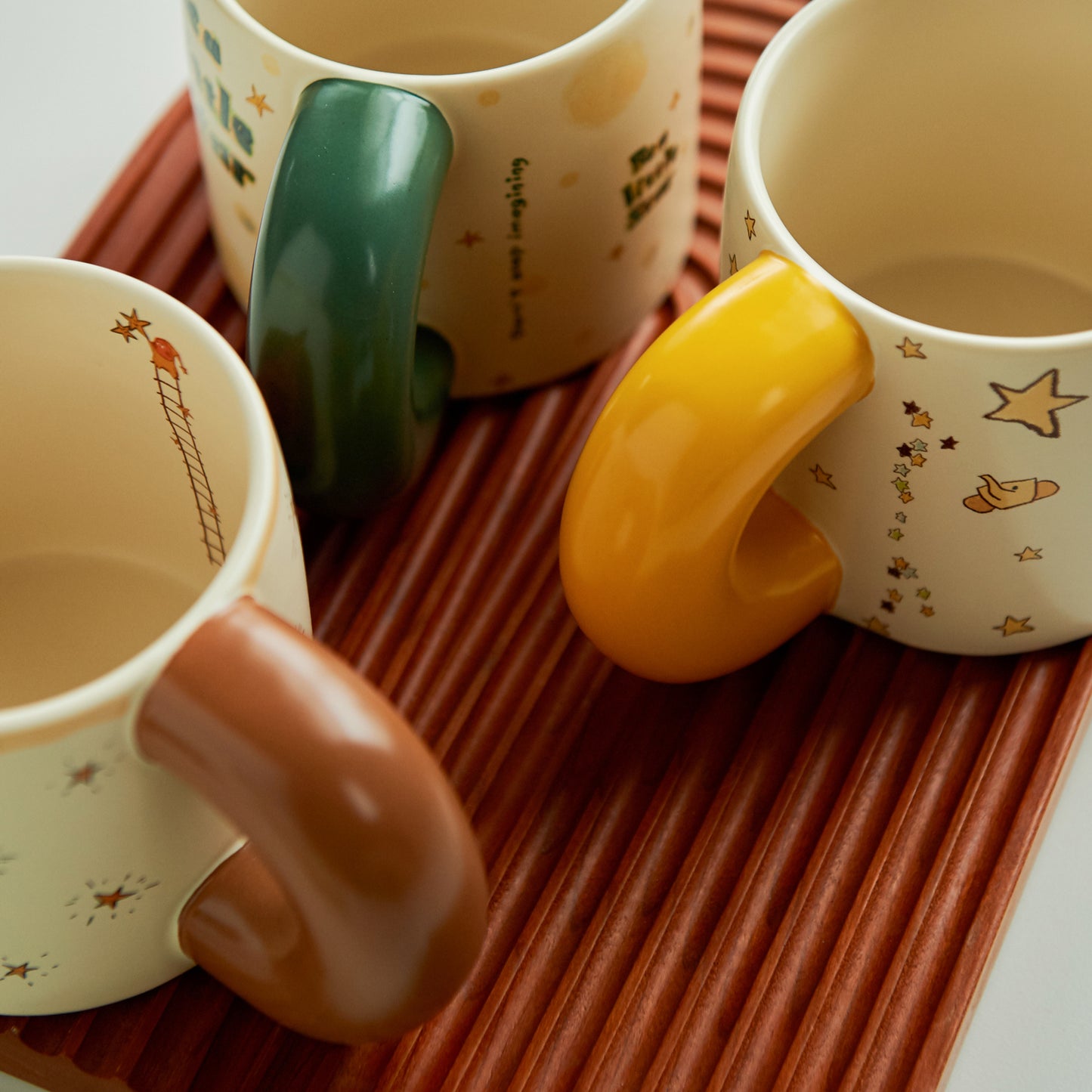 Designer Edition Twinkle Adorable Ceramic Mugs with Large Capacity