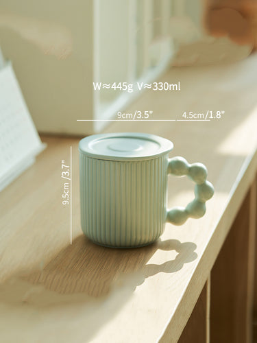 Large-capacity Ceramic Mug with Lids for Ladies - PeauleyHome