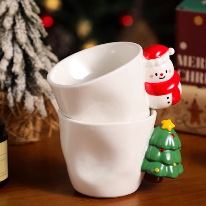 Adorable Christmas Ceramic Mug Coffee Cup Gift