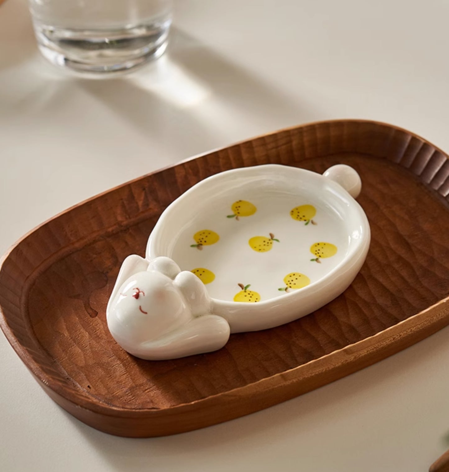 Original Cartoon Bunny Ceramic Plates Tablewares - PeauleyHome