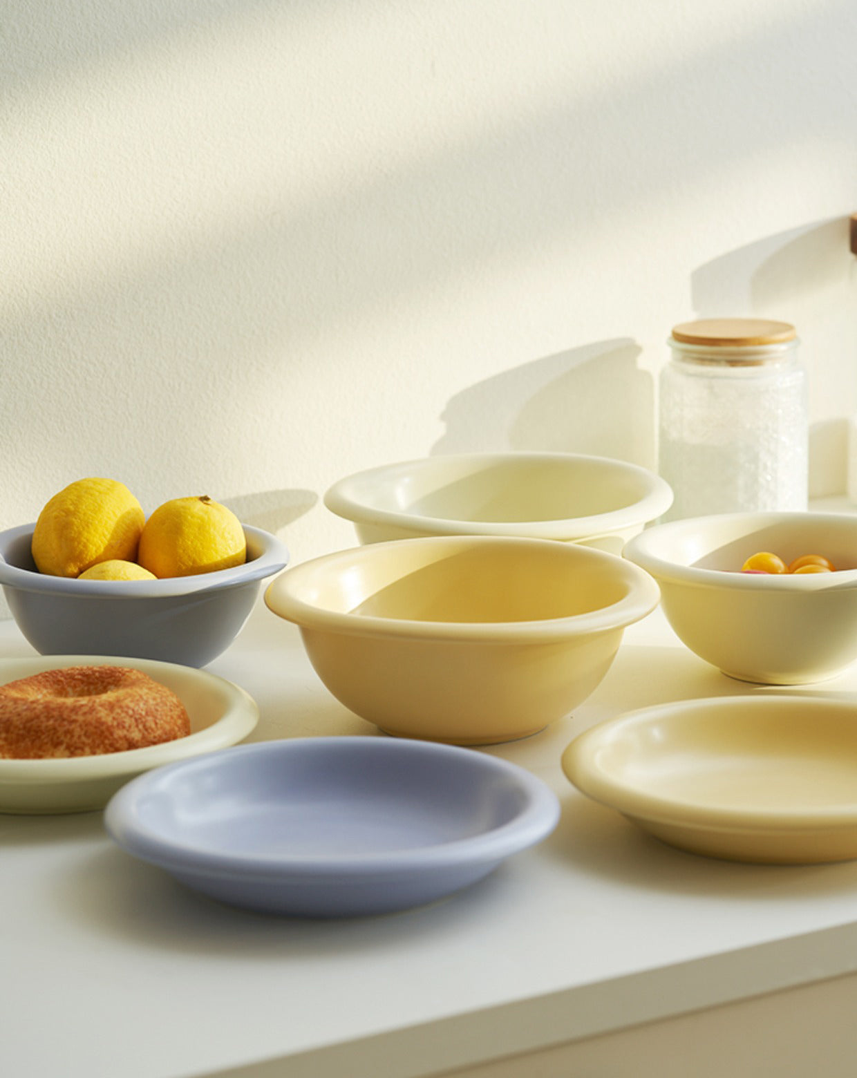 Nordic Cream-style Ceramic Plates Bowls Tablewares - PeauleyHome