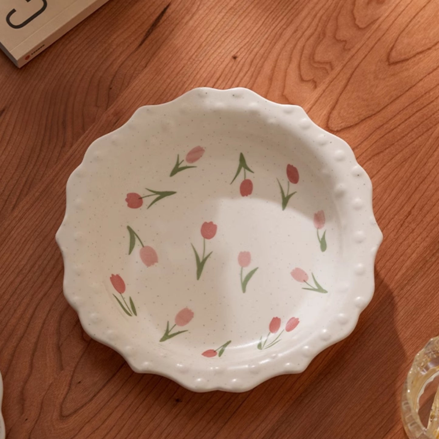 Beautiful Floral Ceramic Plates Bowls