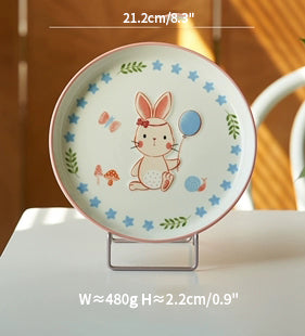 New Arrival Pretty Bunny Ceramic Bowls Plates Mugs Set - PeauleyHome