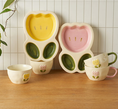 Adorable Ceramic Rice Bowls Tablewares Set - PeauleyHome