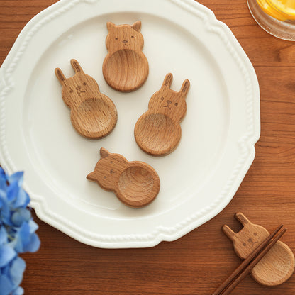 Wooden Tray for Chopsticks or Cutlery