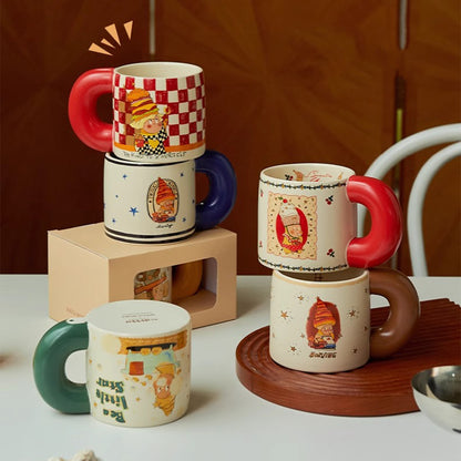 Designer Edition Twinkle Adorable Ceramic Mugs with Large Capacity