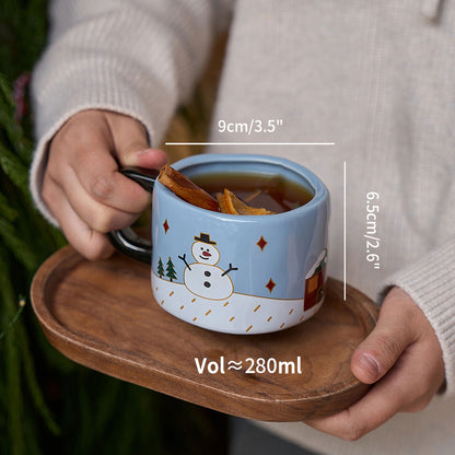 Original Christmas Gift Snowman Ceramic Mug