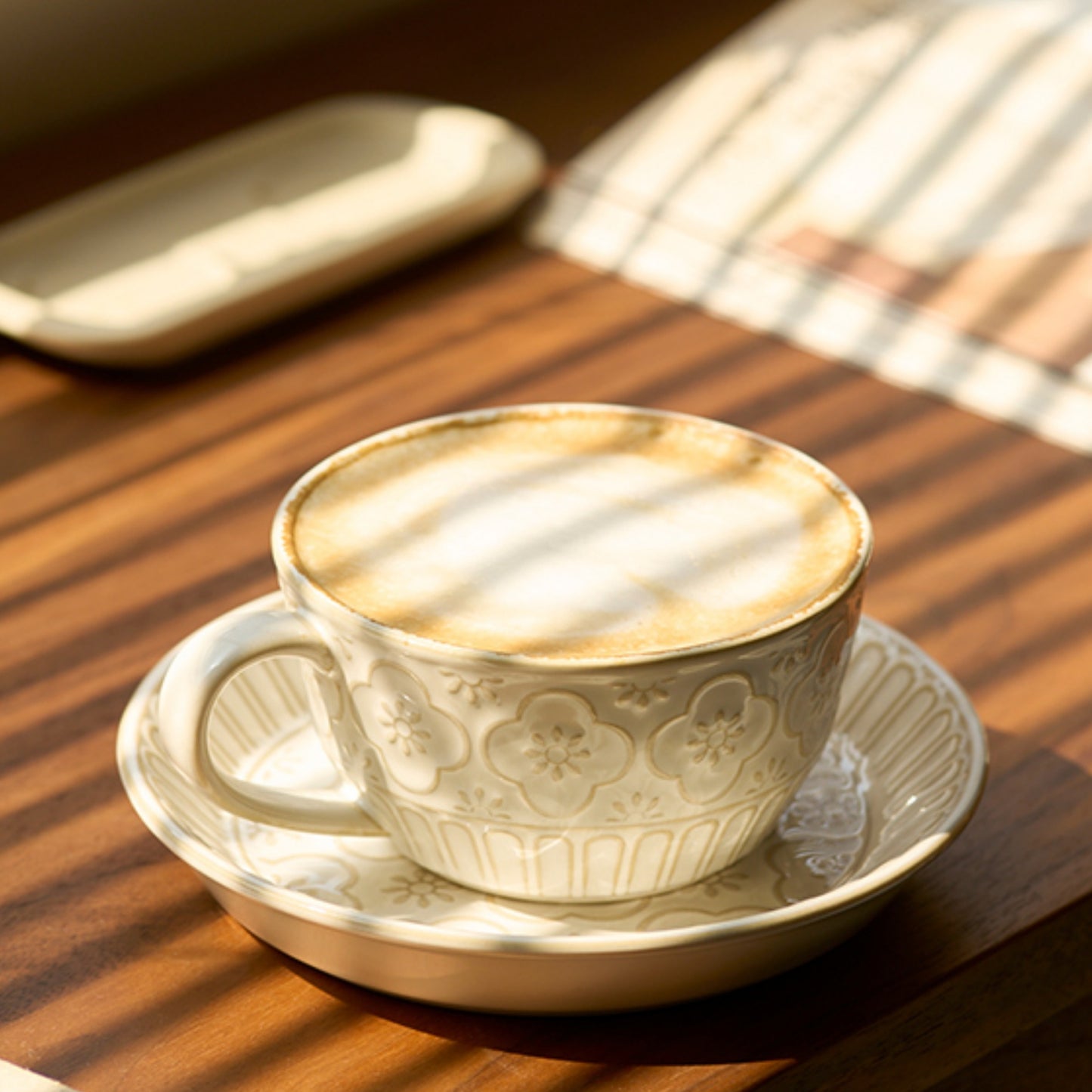 Vintage Ceramic Mug and Saucer for Afternoon Tea