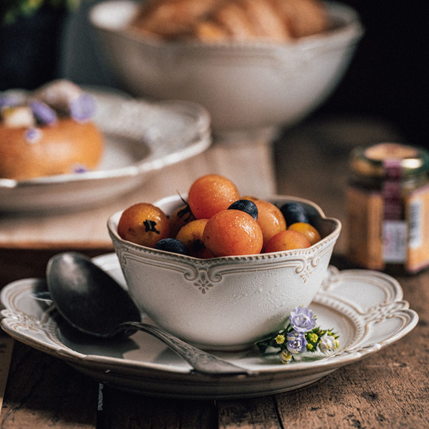 Pretty Vintage Ceramic Plates and Bowls