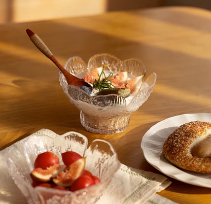 Original Embossed Glass Bowls for Salad Fruits - PeauleyHome