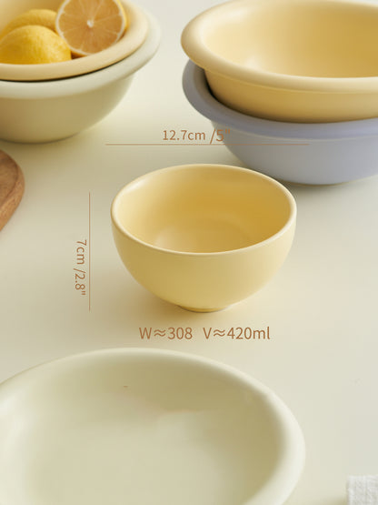 Nordic Cream-style Ceramic Plates Bowls Tablewares - PeauleyHome