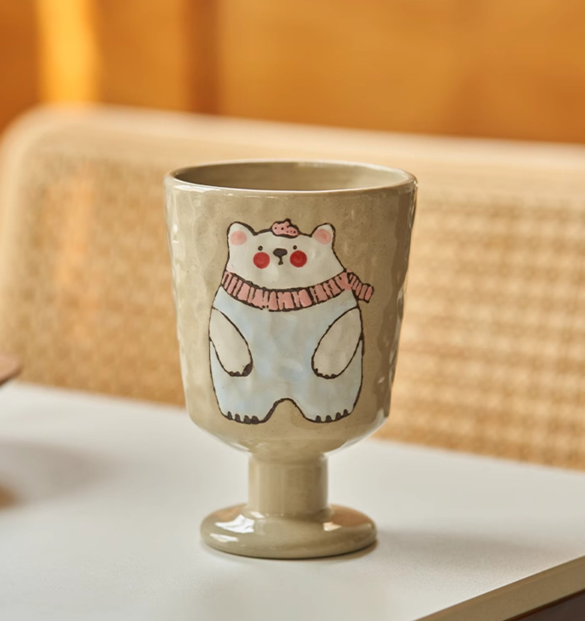 Cute Cartoon Animal Ceramic Mugs Goblets - PeauleyHome