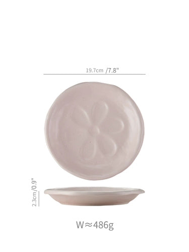 Lovely Delicate Ceramic Rice Bowls Plates Spoons