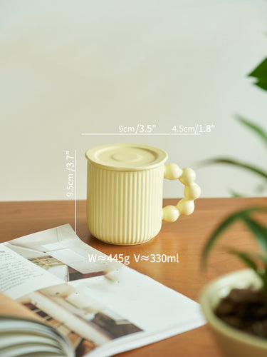 Large-capacity Ceramic Mug with Lids for Ladies - PeauleyHome