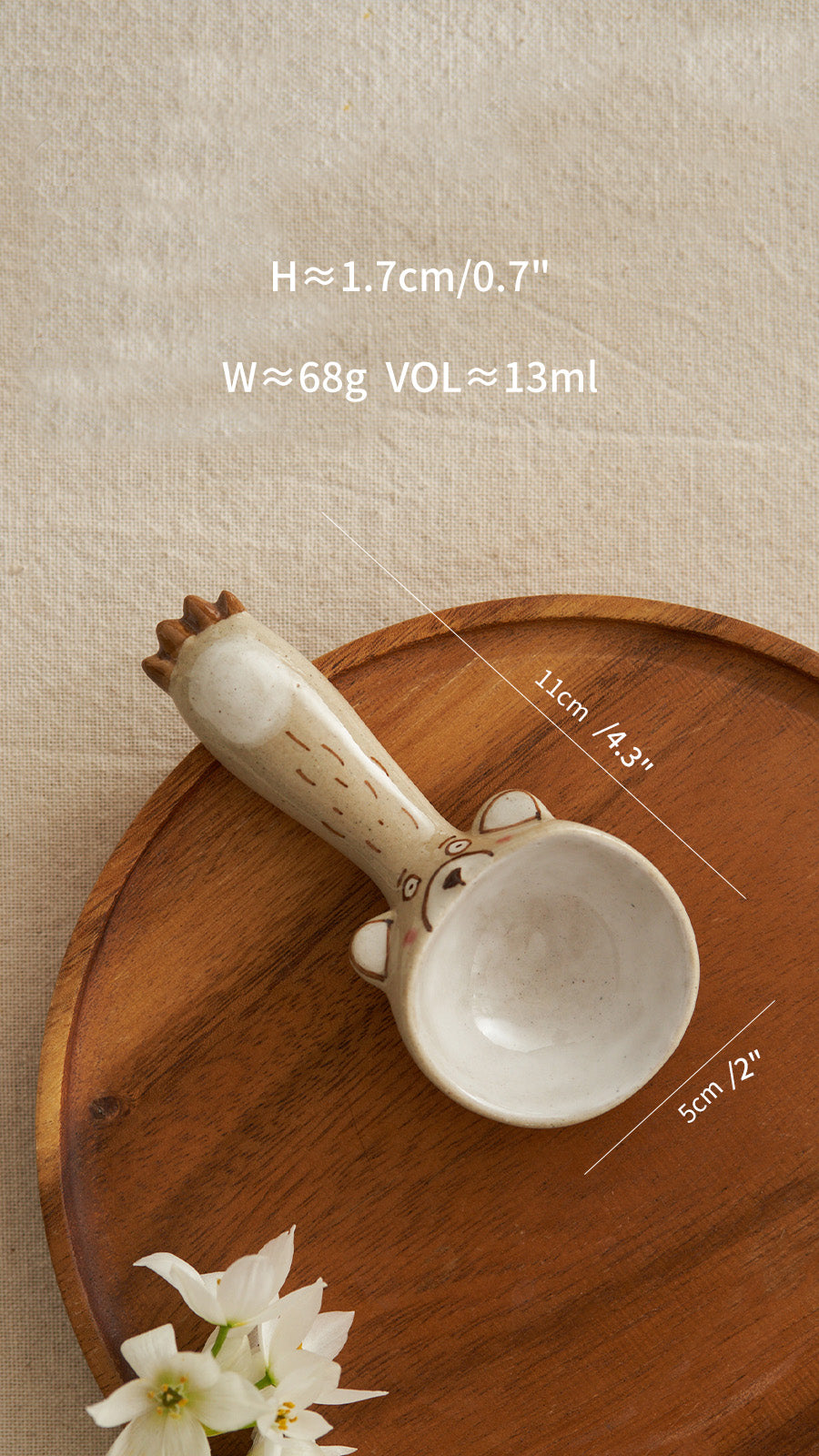 Lovely Ceramic Catoon Coffee Spoon - PeauleyHome