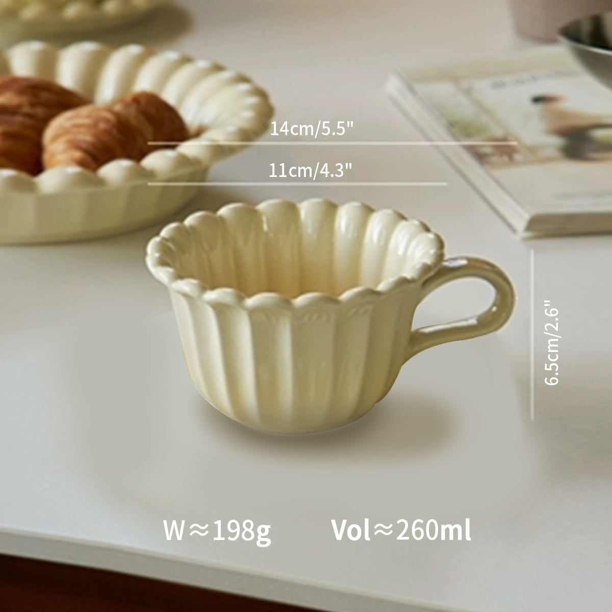 New Arrival Aesthetic Beige Ceramic Bowls Plates Mug