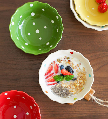 Ceramic Bowl for Salad Fruit Breakfast - PeauleyHome