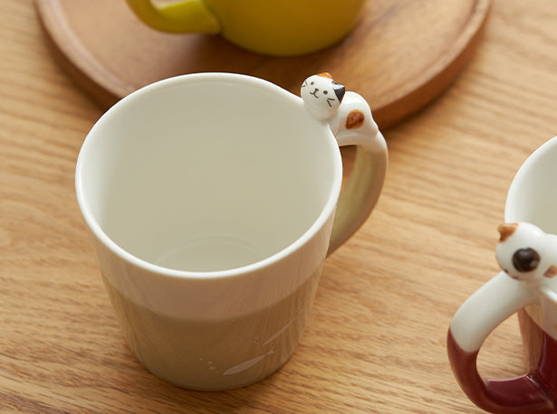 Original Ceramic Kitty Mugs Tea Cups - PeauleyHome