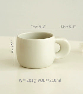 Nordic Simple Ceramic Mug for Home Office - PeauleyHome