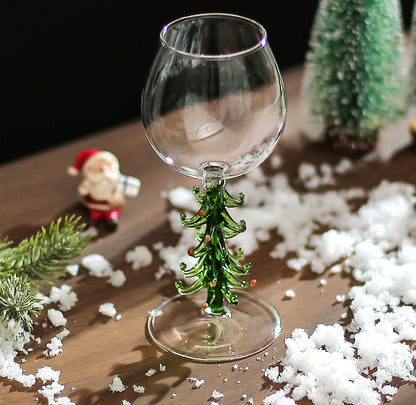 Christmas Series Glass Goblet Wineglass for Champagne