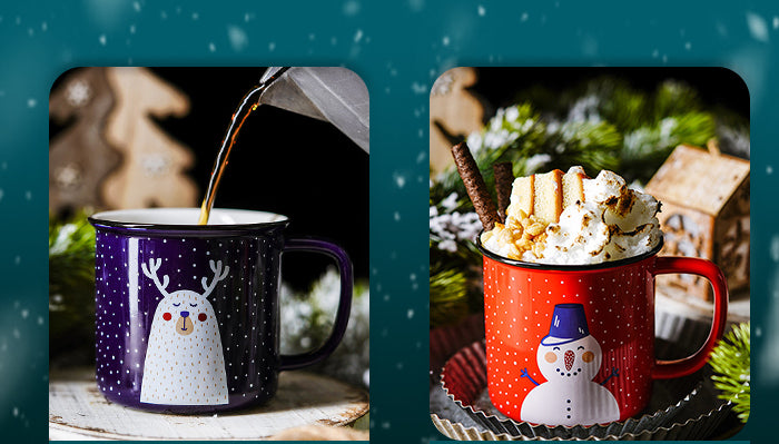 Christmas Series Ceramic Mug New Year Gifts