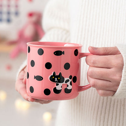 Lovely Cat-themed Bowls Plates Mugs Spoon