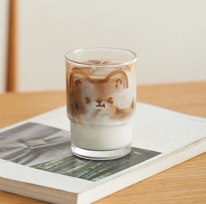 Adorable Glass Cup for Milk Juice - PeauleyHome