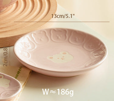 Adorable Bears Ceramic Bowls Plates Set - PeauleyHome