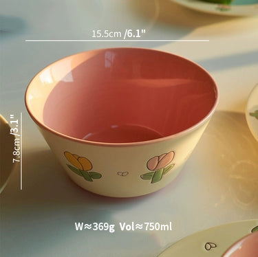 New Arrival Cute Floral Ceramic Bowls Plates - PeauleyHome