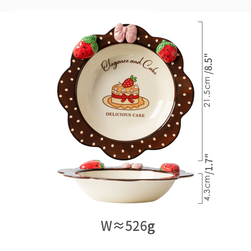 Adorable Ceramic Plates Bowls Set for Home