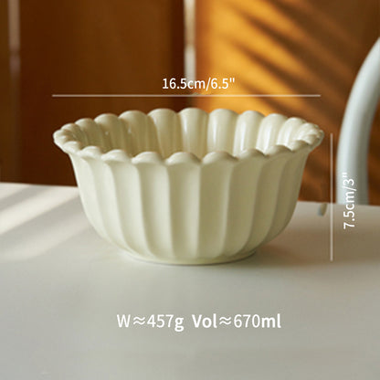 New Arrival Aesthetic Beige Ceramic Bowls Plates Mug