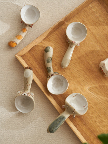 Lovely Ceramic Catoon Coffee Spoon - PeauleyHome