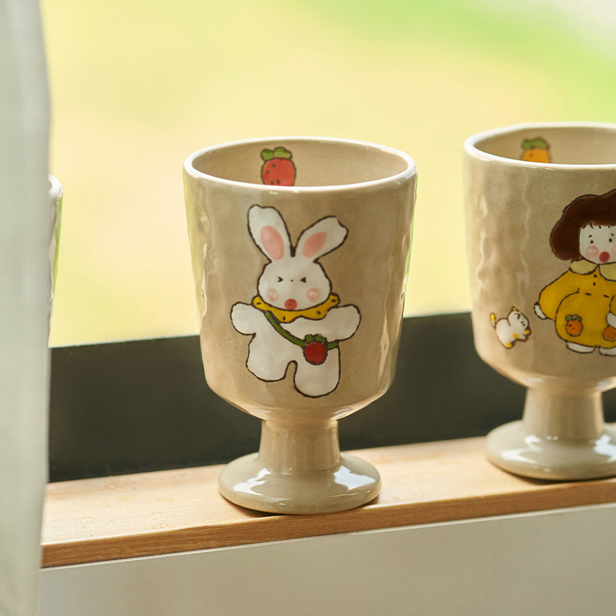 Cute Cartoon Animal Ceramic Mugs Goblets - PeauleyHome